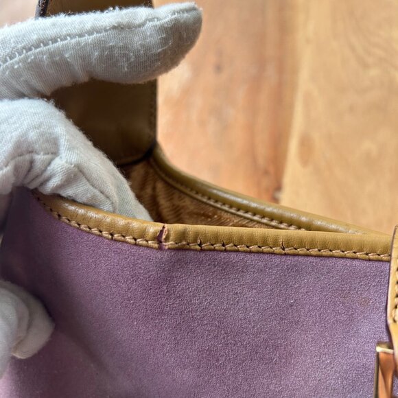 Gucci SUEDE Vintage Jackie O Pink Small - Picture 11 of 13